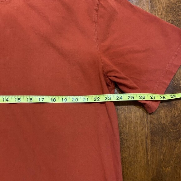 Duluth Trading Company Rust Orange Pocket Tee Relaxed Fit Men's Size L Tall - Picture 6 of 8
